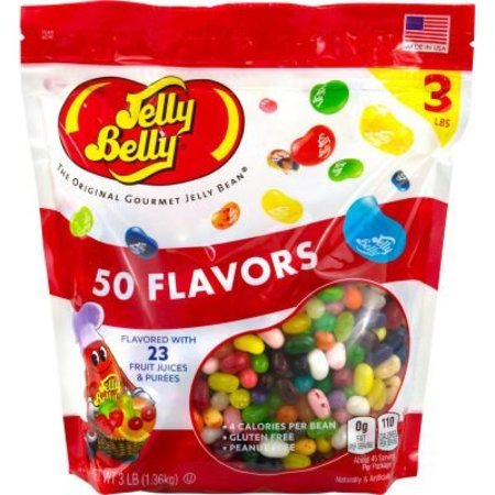GREEN RABBIT HOLDINGS JELLY BELLY 50 Flavors Jelly Beans Assortment, 3 lb 22000020